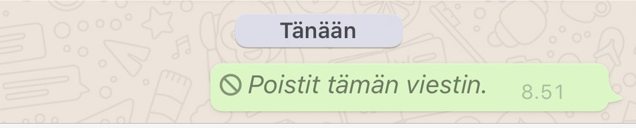 Whatsapp poistettu