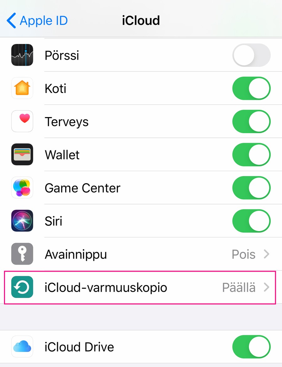 iCloud 